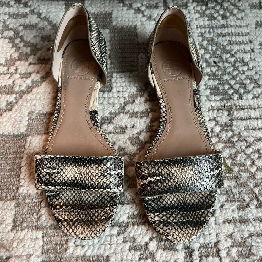 Tory Burch Savannah Flats in Snake Print